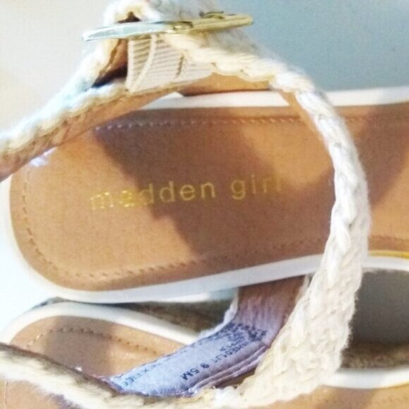 NWOT Madden Girl Vanessa Wedge Espadrilles Platform Summer Sandals S9.5 - Picture 4 of 12